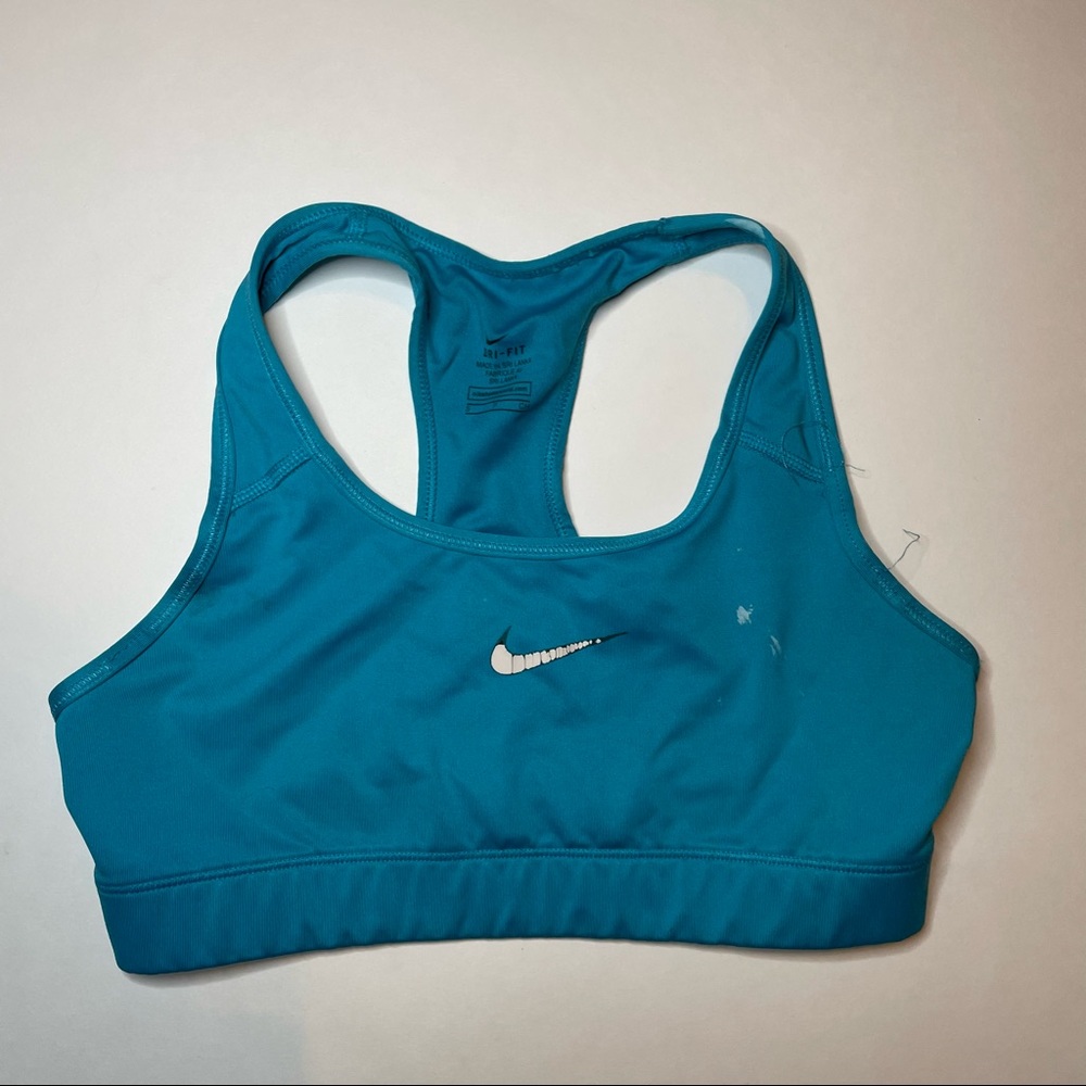 Blue Nike Sports Bra